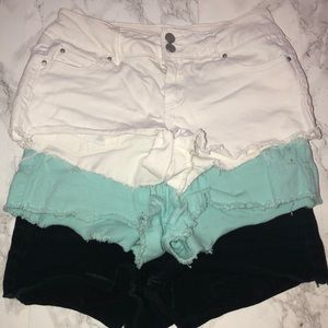 Low Rise Booty Short Set